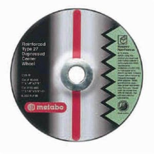 Metabo® 655554000 Original Heavy Duty Cut-Off Wheel, 6 in dia x 1/4 in Thick, 5/8 in Center Hole, 24 Grit, Aluminum Oxide Abrasive