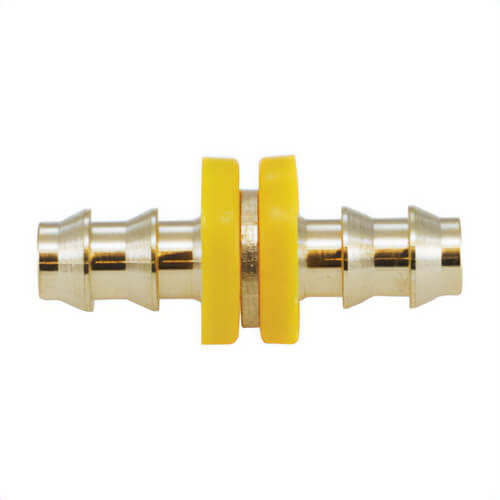 MMM 30301 Hose Splicer, 3/8 in Nominal, POHB End Style, CA360 Brass, Import