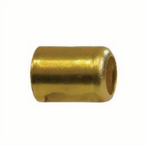 MMM 32556 Smooth Hose Ferrule, 0.525 in Nominal, 1 in L, 0.025 mm Thick, ASTMB36 Alloy 268 Brass