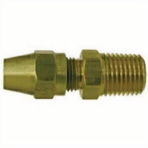 MMM 38226 Tube-to-Pipe Adapter, 1/2 in, Copper AB x Male NPTF, CA360 Brass