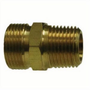 MMM 38368 Hose-to-Pipe Adapter, 3/8 in Nominal, Male ABS x MIP End Style, CA360 Brass