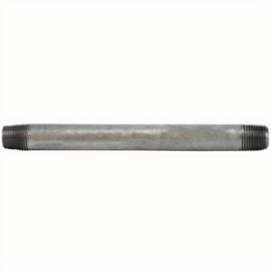 MMM 56213 Standard Pipe Nipple, Steel, 3 x 12 in Nominal, SCH 40/STD, NPT End Style, Galvanized, Import