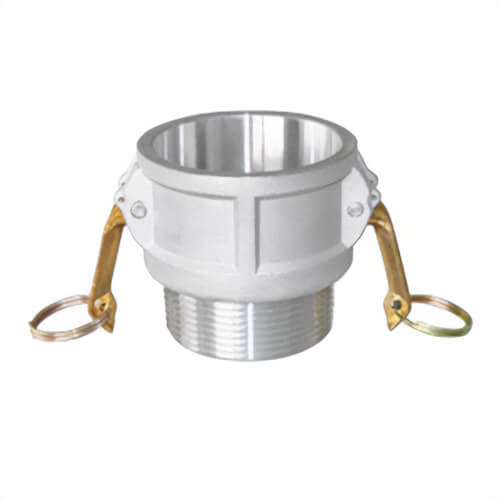 Midland Metal 61927 Cam and Groove Fitting, 3 in Nominal, Female Coupler x MNPT End Style, Aluminum