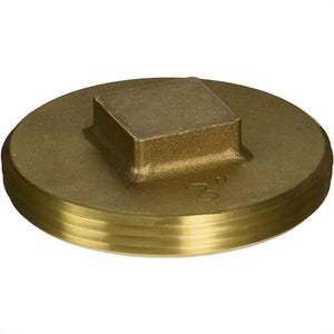 Midland Metal 970303 3 Brass Raised Head Cleanout