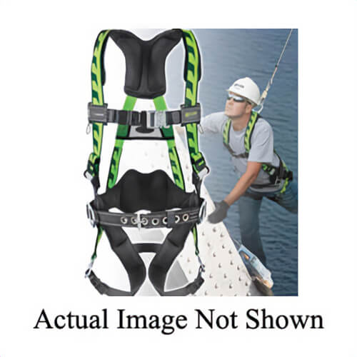 Miller® By Honeywell AC-QC-BDP/UBL AirCore™ Harness, Stretchable, Universal, 400 lb Load, Quick-Connect Leg Strap Buckle