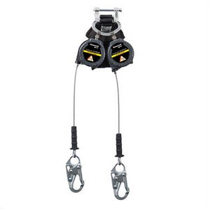 Miller® By Honeywell MFLEC2-3/9FT Personal Fall Limiter, Sharp Edge Twin Leg, Series: TurboLite™ EXTREME, 420 lb Load, 9 ft Length