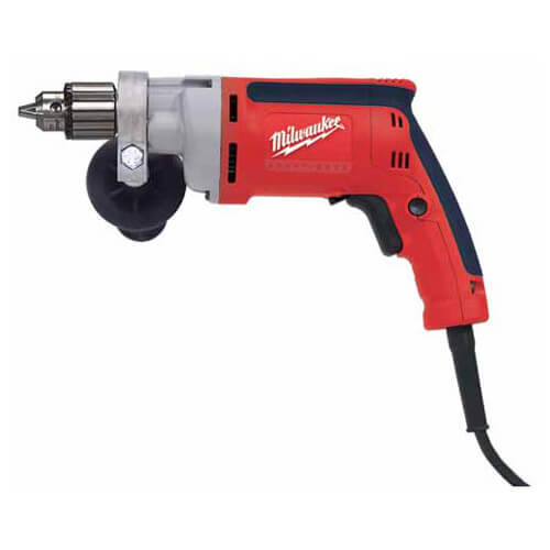Milwaukee® 0200-20 Grounded Heavy Duty Electric Drill, 3/8 in Keyed Chuck, 120 VAC, 0 to 1200 RPM Speed, 12 in OAL