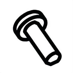 Milwaukee® 05-89-0600 Replacement Screw, 0-80 x 0.14 in, for use with 2470 12V PVC Shear