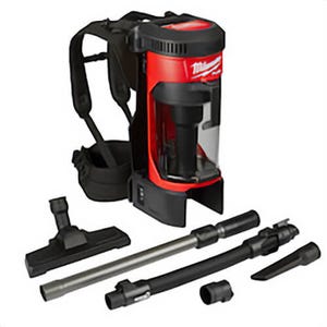 Milwaukee® 0885-20 3-in-1 Cordless Backpack Vacuum, 1 gal Tank, 159 W Power Rating, 18 VDC