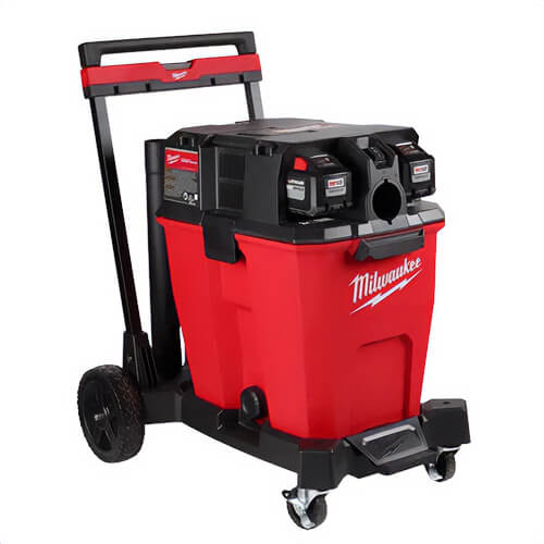 Milwaukee® 0930-22HD Cordless Dual Battery Wet/Dry Vacuum Kit, 12 A, 12 gal Tank, 4.25 hp Power Rating, 18V