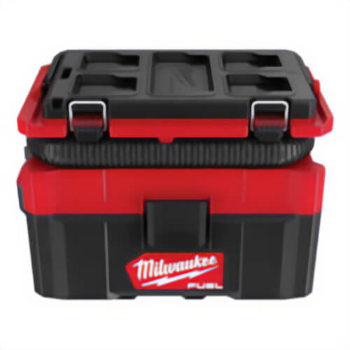 Milwaukee® 0970-20 M18™ Fuel™ Packout™ Cordless Handheld Wet/Dry Vacuum Kit, 12 A, 2.5 gal Tank, 18 V, Polycarbonate Housing