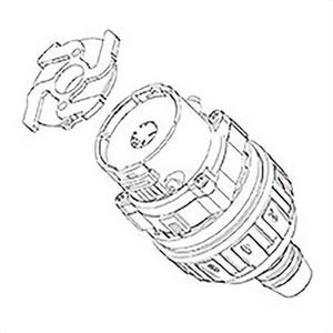 Milwaukee® 14-29-0835 Replacement Service Gear Case Assembly, for use with 2406 Cordless M12™ 2 Speed Screwdriver