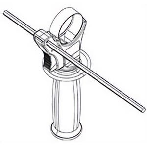 Milwaukee® 14-34-5262 Replacement Side Handle Assembly, for use with 5262 D-Handle Rotary Hammer