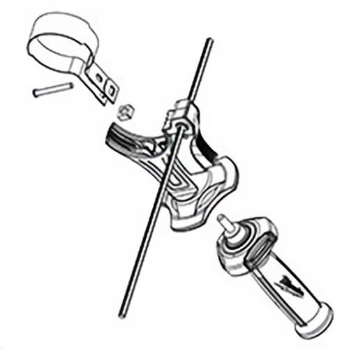 Milwaukee® 14-46-0300 Replacement Side Handle Kit, for use with 5426 SDS MAX Combination Hammer