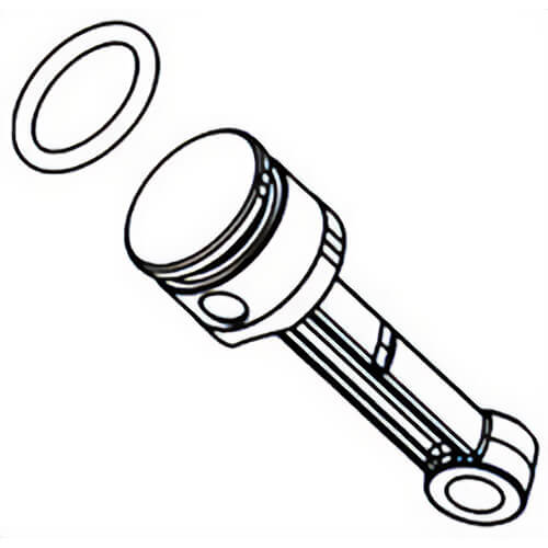 Milwaukee® 14-46-0345 Replacement Piston Service Kit, for use with 5426 SDS MAX Combination Hammer