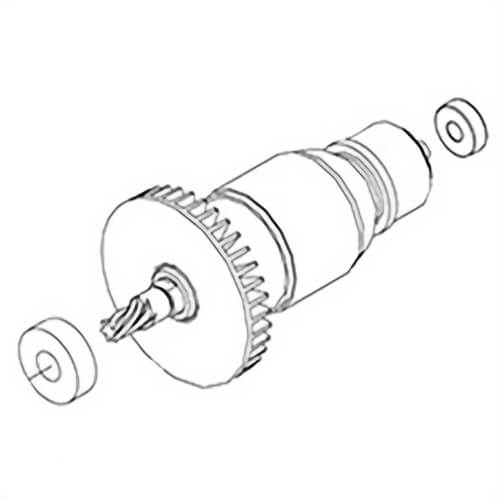 Milwaukee® 16-74-1017 Replacement Armature Assembly, 220V-240V, for use with 6370 Metal Cutting Saw
