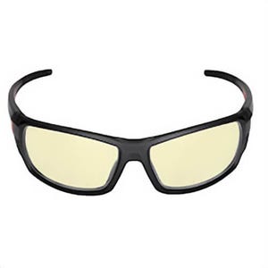 Milwaukee® 48-73-2120 Performance Safety Glasses, Fog-Free, Yellow Lens, Black, Plastic Frame, Polycarbonate Lens, ANSI Z87.1+/CSA Z94.3/OSHA Standard