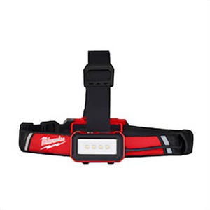 Milwaukee® 2115-21 Low Profile Cordless Hard Hat Headlamp, LED Bulb, Plastic Housing, 600 Lumens