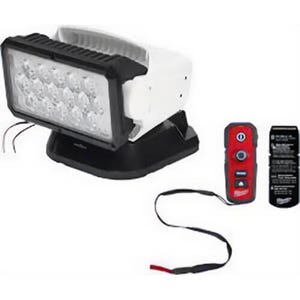 Milwaukee® M18™ 2123-21HD Portable Cordless Utility Remote Control Search Light with Portable Base, LED Lamp, 18 V