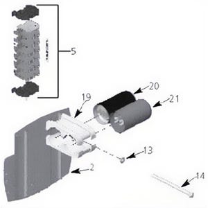 Milwaukee® 22-33-0570 Replacement Capacitor Motor, 1 hp, for 9560/61/62/65/66/67/68/70/71/72/73 Electric Chain Hoist