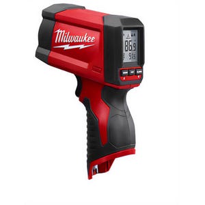 Milwaukee® 2278-20NST Infrared Thermometer, -22 to 1,022°F, +/-1.8 % Accuracy, 12:1 Focus Spot, 0.97 Fixed