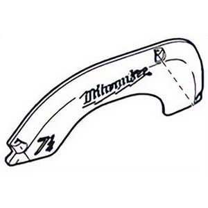 Milwaukee® 25-20-0140 Replacement Upper Conver Guard, for use with 6391 Left Blade Circle Saw with Tilt-Lok™ Handle