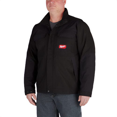 Milwaukee® 256B-XL FreeFlex™ Insulated Jacket with 6 Pockets, Zipper Closure, Wind and Water Resistant, Black, XL