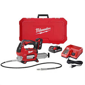 Milwaukee® M18™ 2646-22CT 2-Speed Cordless Grease Gun Kit, 14.5 oz Cartridge, 10000 psi Operating