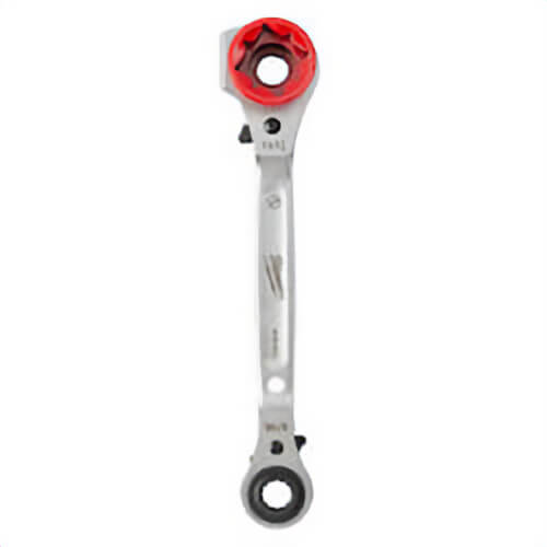 Milwaukee® 48-22-9216 5-in-1 Ratcheting Wrench, 9/16 in, 3/4 in, 1 in, 1-1/8 in Drive, 11-1/4 in OAL, Steel