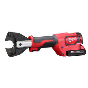 Milwaukee® M18™ 2672-21 Cordless Cable Cutter Kit, 1000 kcmil Aluminum, 750 kcmil Copper Cutting, 18 VDC, 2 Ah Li-Ion Battery
