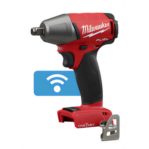 Milwaukee® 2759B-20 M18 Fuel™ Compact Cordless Impact Wrench with Friction Ring, 1/2 in Straight Drive, 0 to 3, 200 BPM