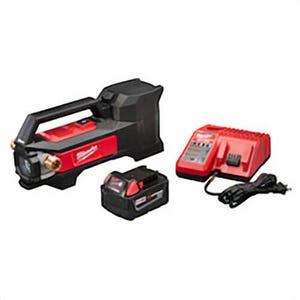 Milwaukee® M18™ 2771-21 Cordless Transfer Pump Kit, 480 GPH Flow Rate, 3/4 in Inlet x 3/4 in Outlet, 1/4 hp