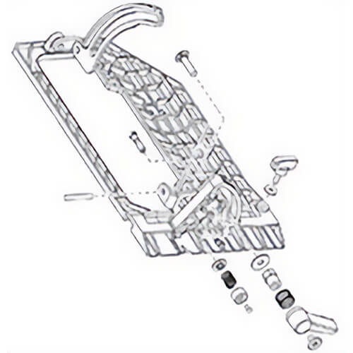 Milwaukee® 28-06-1290 Replacement Base Assembly, MEX, for use with 6430 Circular Saw