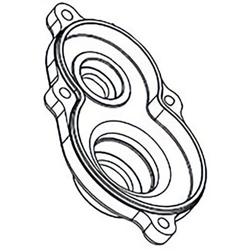 Milwaukee® 28-14-0180 Replacement Bearing Plate Gear Case Bottom, for use with 2629 Cordless 18V Compact Band Saw