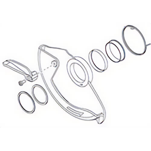 Milwaukee® 28-41-0980 Replacement Lower Guard Assembly, for use with 6430 Circular Saw