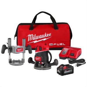 Milwaukee® 2838-21 M18 Fuel™ Router Kit, 18V Lithium-Ion, 1/2 in