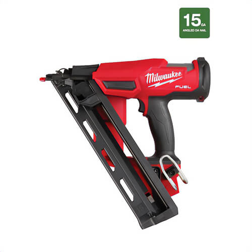 Milwaukee® 2839-20 M18™ Fuel™ Cordless Finish Nailer, for Fastener Type: 15 ga DA Style Nail, 110 Magazine, 12.75 in OAL, Battery
