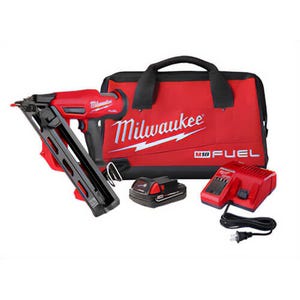 Milwaukee® 2839-21CT M18 Fuel™ Finish Nailer Kit, 15 ga