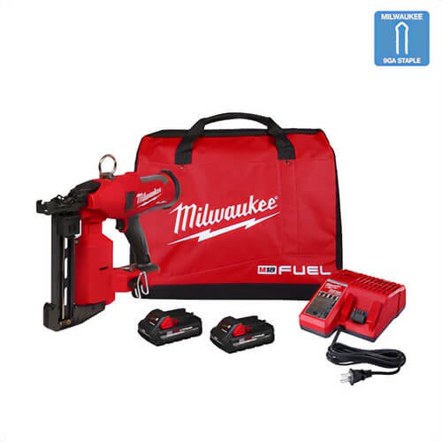 Milwaukee® 2843-22 Stapler Kit, for Fastener Type: Staples, 15 in OAL, Redlithium® Battery