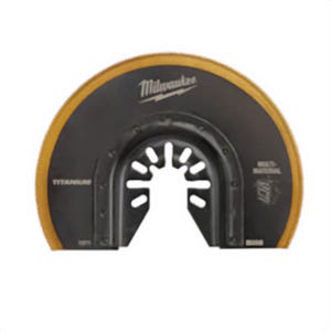 Milwaukee® 49-25-1271 Open-Lok™ 1 pc Bi-Metal Blade, For Use with Oscillating Multi-Tool, 3-1/2 in Cutting Width, 1-5/8 in Max Plunge Cut Depth