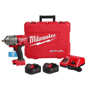 Milwaukee® 2863-22R M18 Fuel™ High Torque Impact Wrench with One-Key™ Friction Ring Kit, 1/2 in