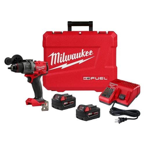 Milwaukee® 2904-22 M18 Fuel™ 1/2 in Hammer Drill/Driver Kit