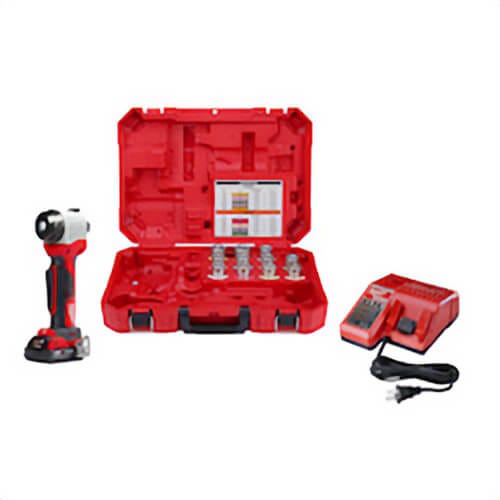 Milwaukee® M18 Fuel™ 2935AL-21 Cordless Cable Stripper Kit, 1/0 AWG to 750 kcmil Aluminum Cutting, 18 V, Lithium-Ion Battery