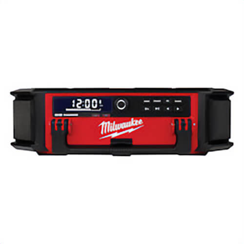 Milwaukee® M18™ Packout™ 2950-20 Weather Resistant Cordless Radio, 18 V, Lithium-Ion Battery