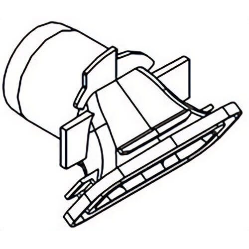 Milwaukee® 31-05-0740 Replacement Dust Outlet, for use with 2306 M12™ Hammervac™ Dust Extractor