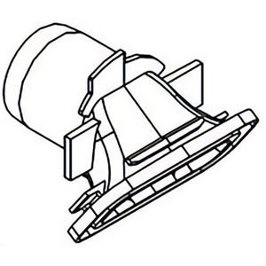 Milwaukee® 31-05-0740 Replacement Dust Outlet, for use with 2306 M12™ Hammervac™ Dust Extractor