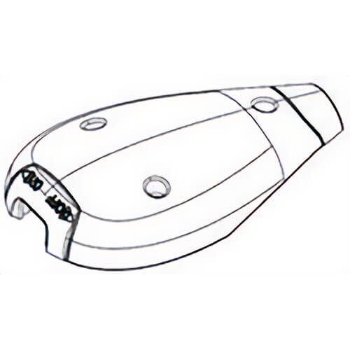 Milwaukee® 31-12-0395 Replacement Cap with Overmold, for use with 2571 M12™ Drain Snake