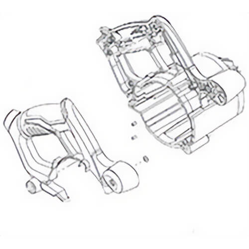 Milwaukee® 31-44-0076 Replacement Handle Set, for use with 6430 Circular Saw