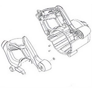 Milwaukee® 31-44-0076 Replacement Handle Set, for use with 6430 Circular Saw