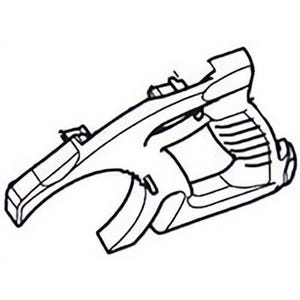 Milwaukee® 31-44-0151 Replacement Right Half Handle, Red, for use with 6391 Left Blade Circle Saw with Tilt-Lok™ Handle